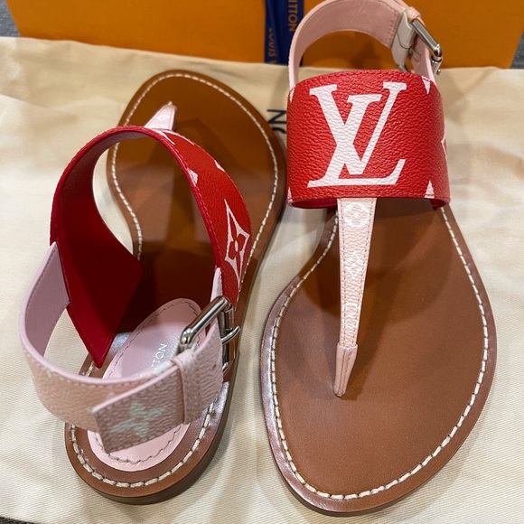 New Louis Vuitton Escale Monogram Giant 38 Rouge - Picture 6 of 6